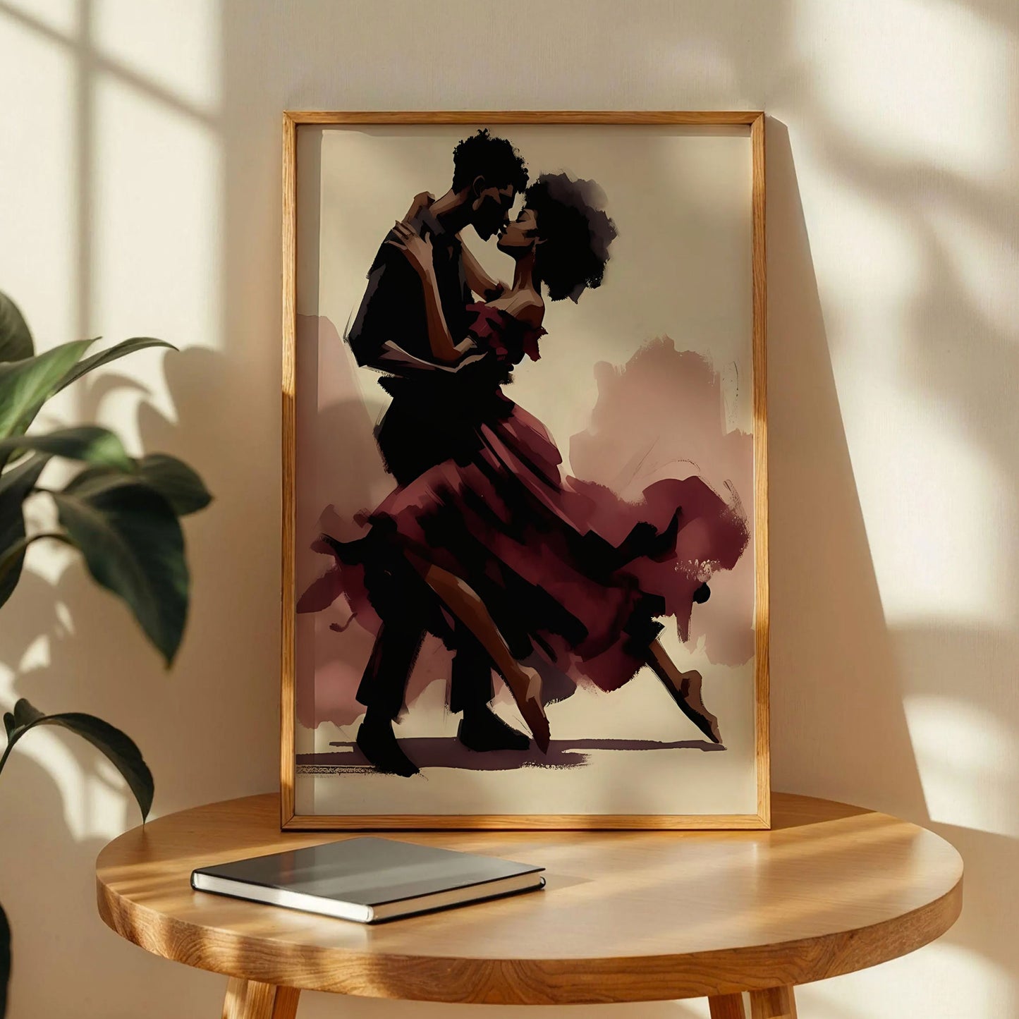 Black Couple Love Art
