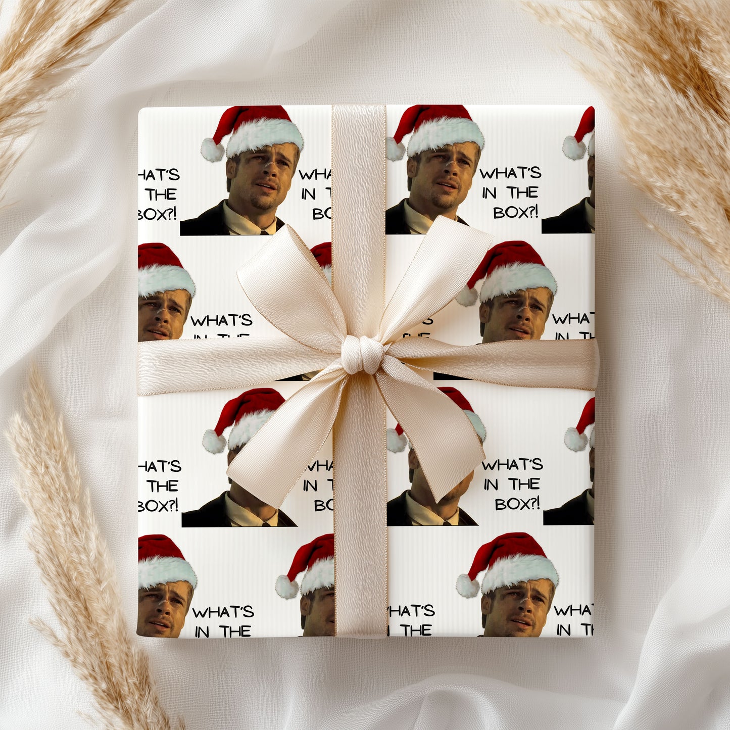 What's In the Box Wrapping Paper Sheet