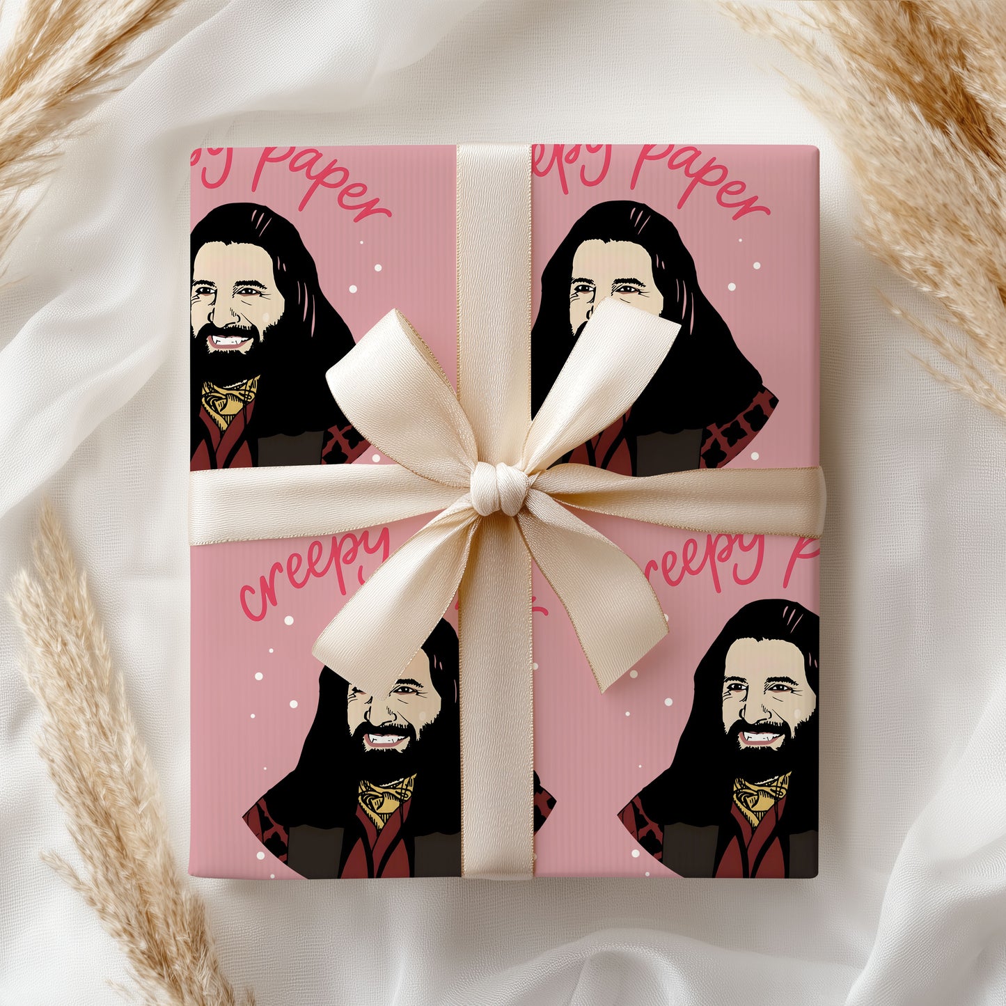 Nandor Wrapping Paper, What We Do In The Shadows Fan Art Gift Wrap