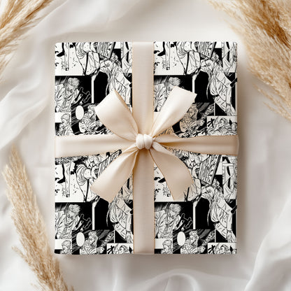 Chainsaw Man Wrapping Paper Sheet