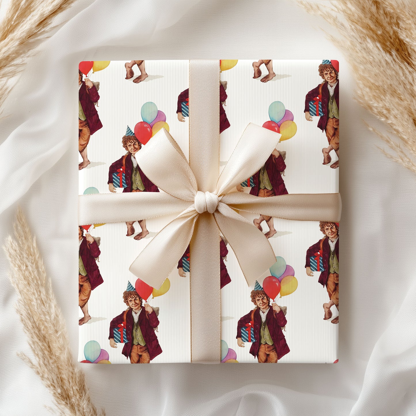 Bilbo Baggins Wrapping Paper Lord of the Rings Paper