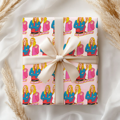 White Chicks Wrapping Paper Funny Movie Gift Paper