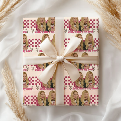 Funny White Chicks Wrapping Paper 2000s Movie Paper