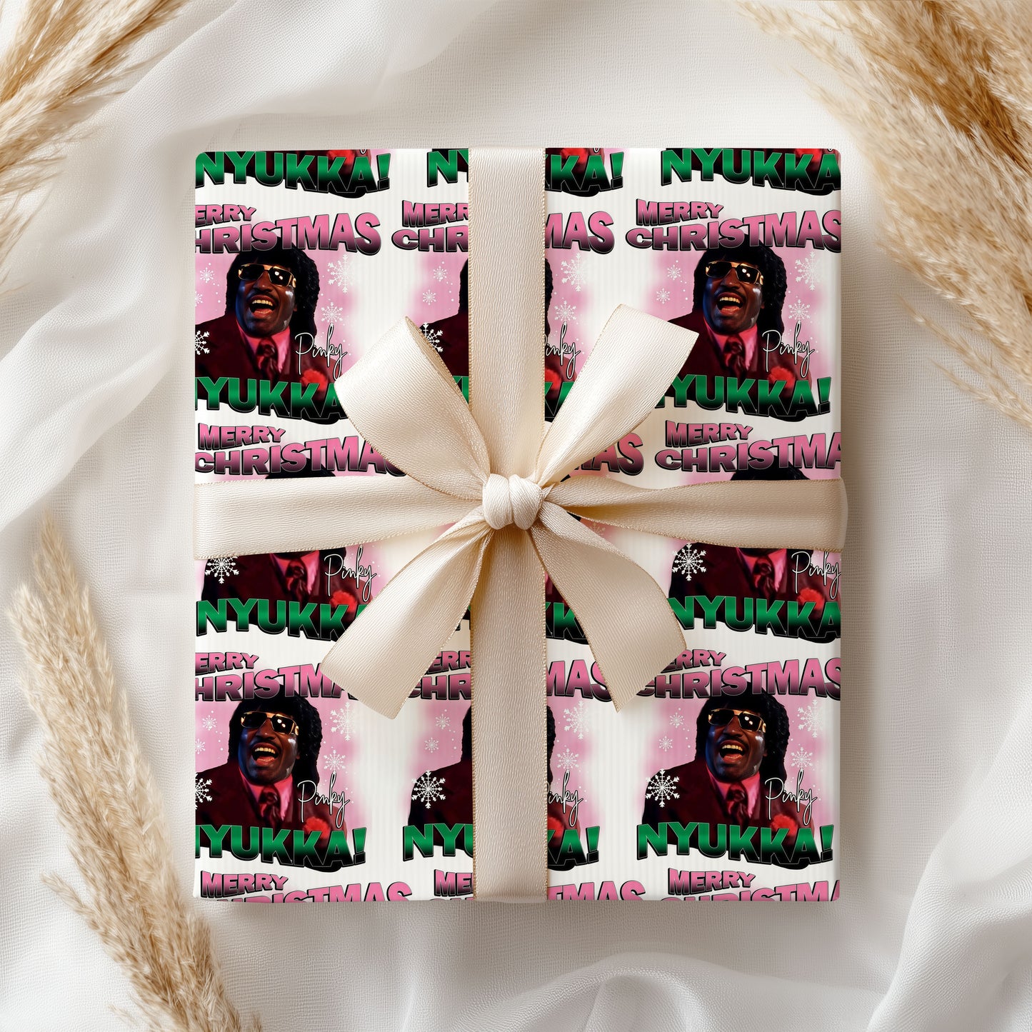 Pinky Nucca Merry Christmas Wrapping Paper