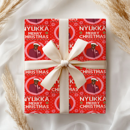 Nyukka Merry Christmas Wrapping Paper