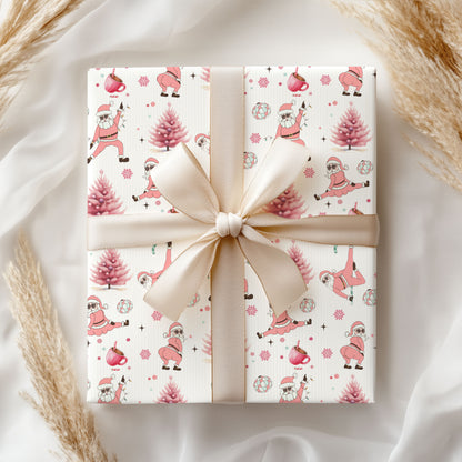 Naughty Santa Funny Gift Wrap Roll