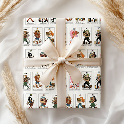 One Piece Wrapping Paper Sheet