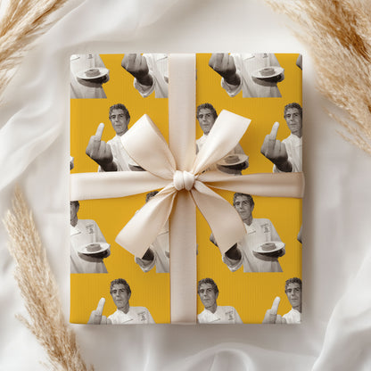 Anthony Bourdain Chef Wrapping Paper Sheet