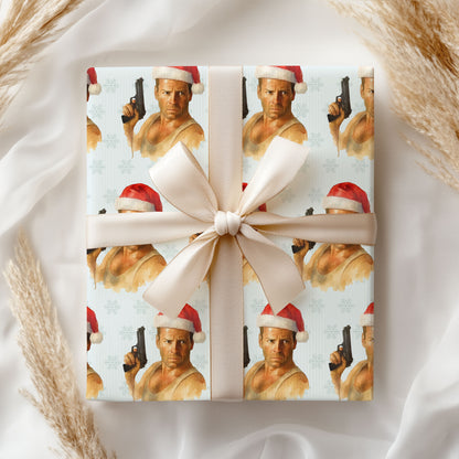Yippee-ki-yay? ?Die Hard Christmas Wrapping Paper Roll