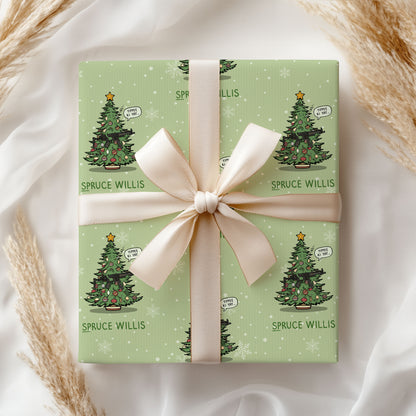 Yippee-ki-yay? ?Die Hard Christmas Wrapping Paper Sheet