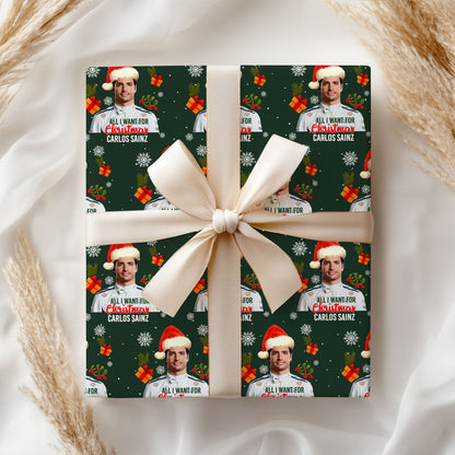 Carlos Sainz Wrapping Paper