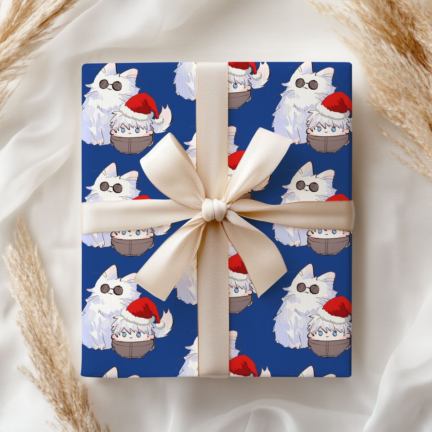 Gojo Satoru Santa Wrapping Paper