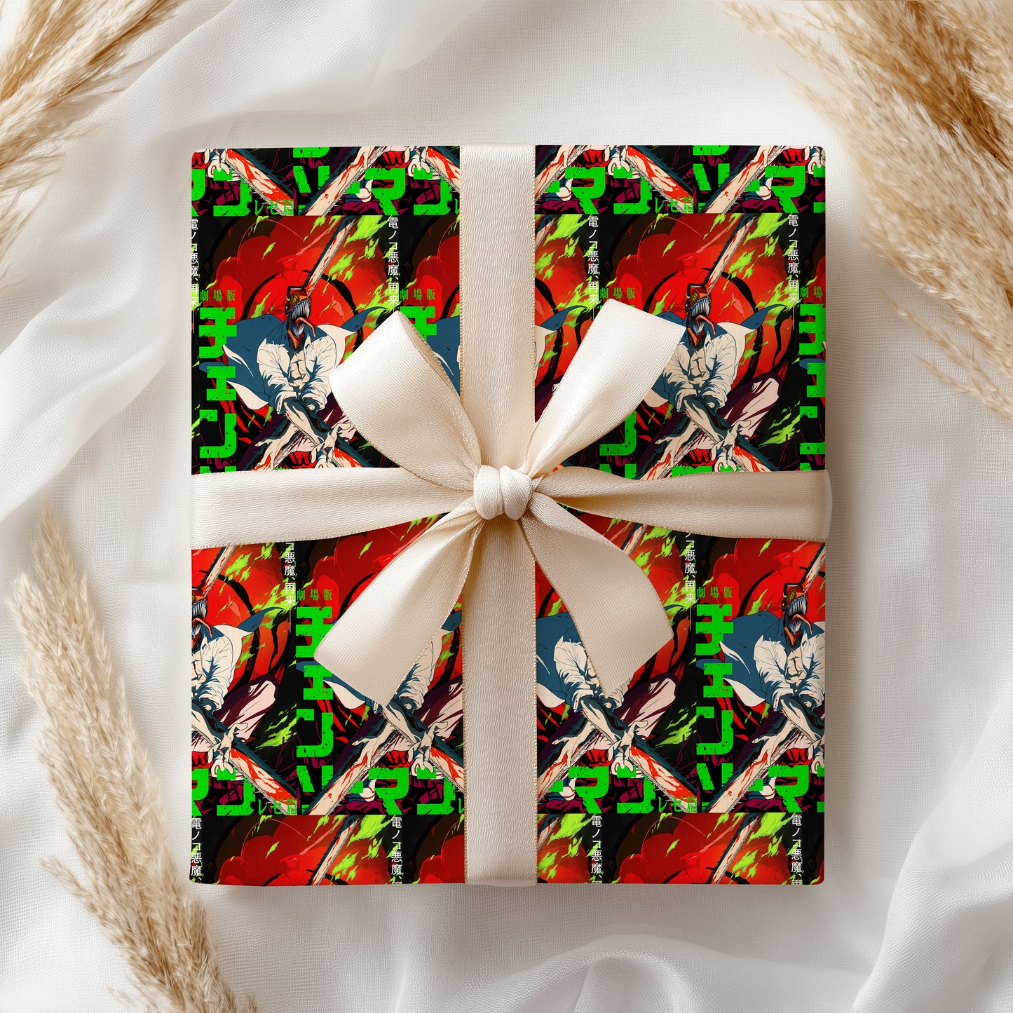 Chainsaw Man Wrapping Paper Roll