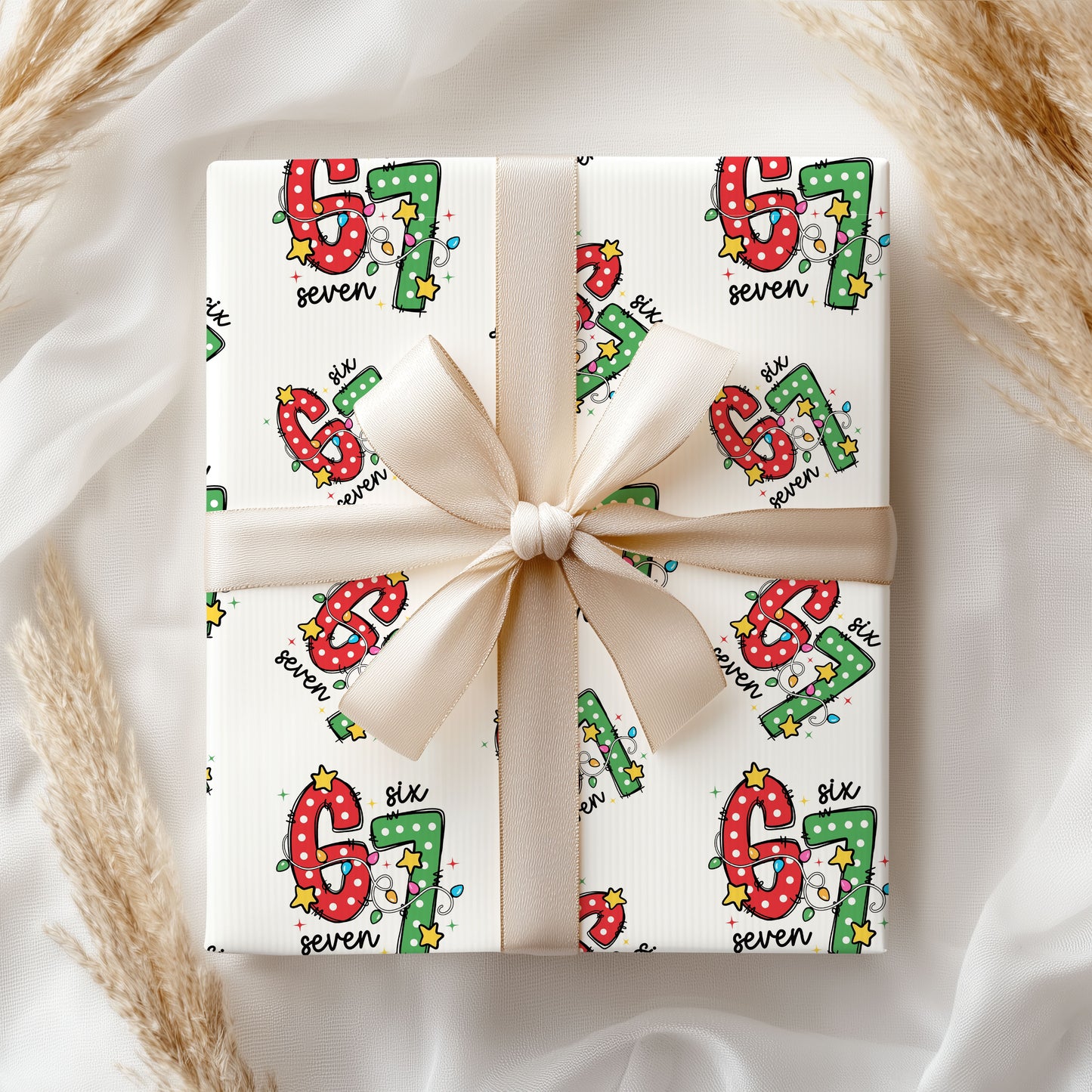 Funny Meme 67 Trend Gift Wrap