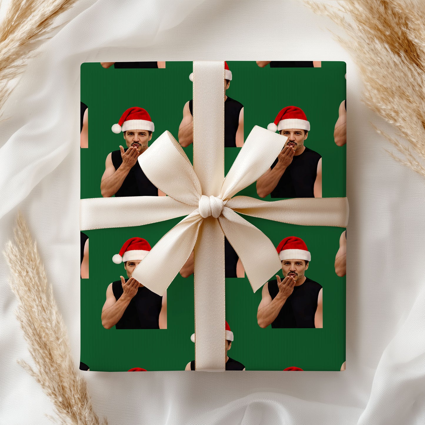 Pedro Pascal Santa Wrapping Paper