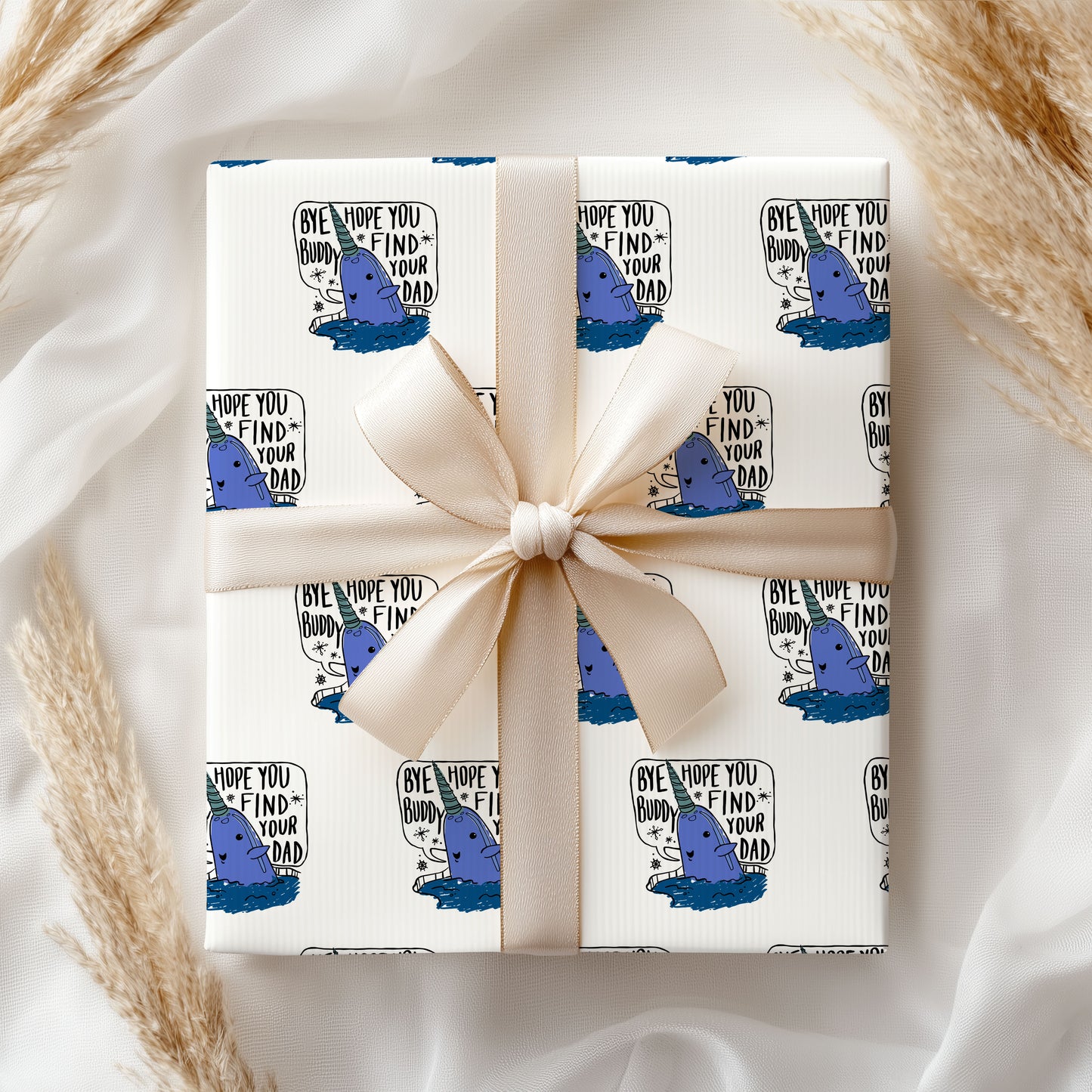 Bye Buddy Wrapping Paper Elf Christmas Movie Gift Wrap