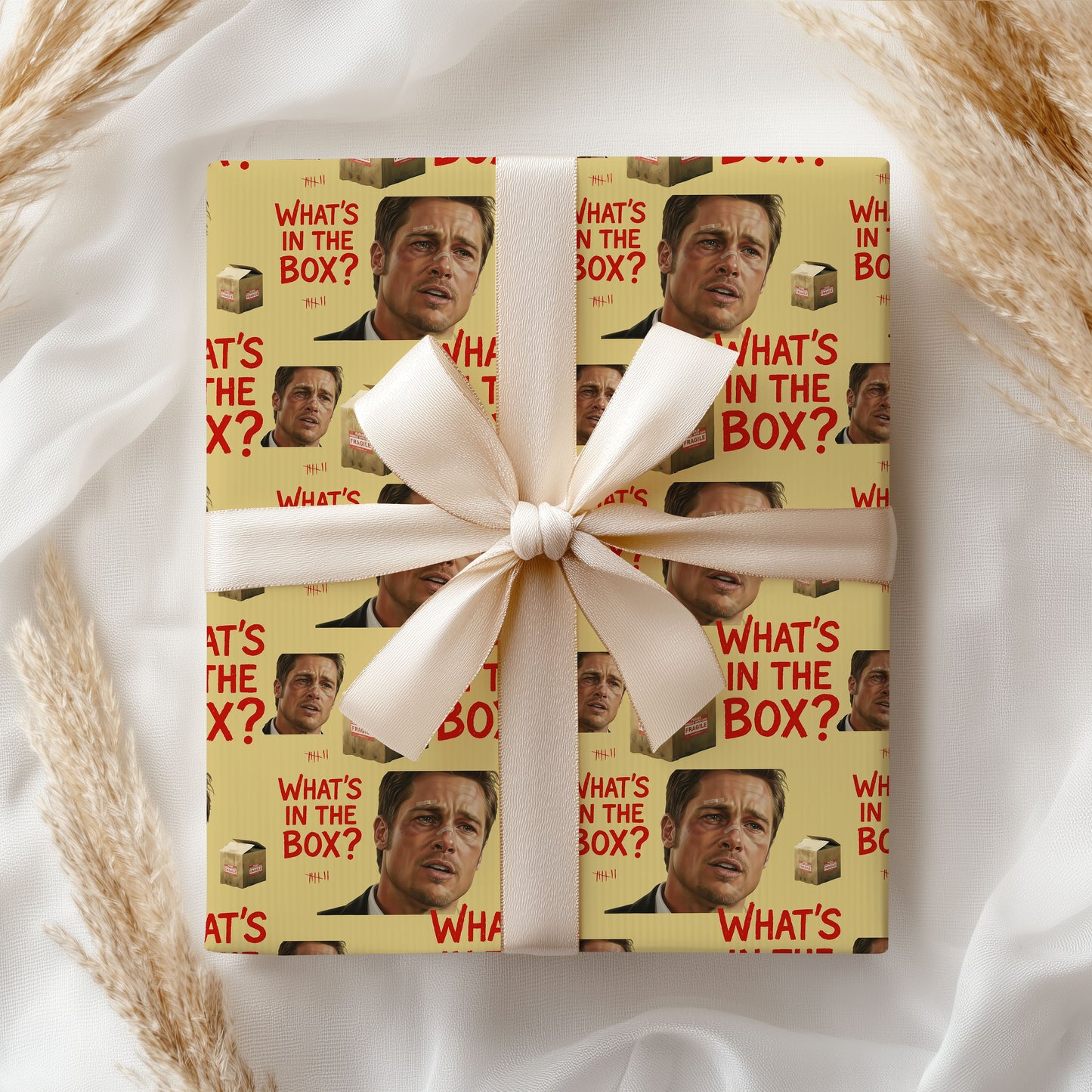 What's In the Box Wrapping Paper Gifts