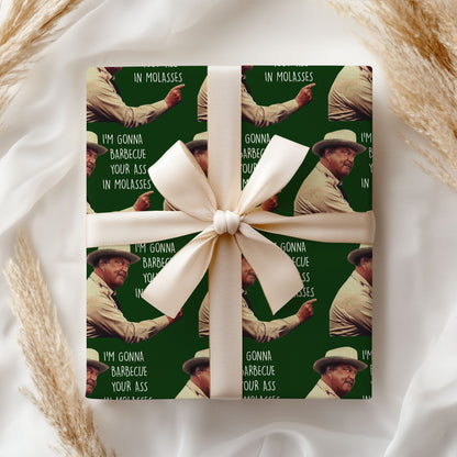 The Bandit Buford T Justice Wrapping Paper