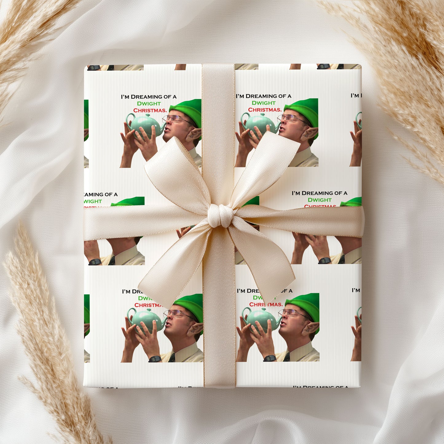 Dwight Schrute Wrapping Paper The Office Christmas Paper