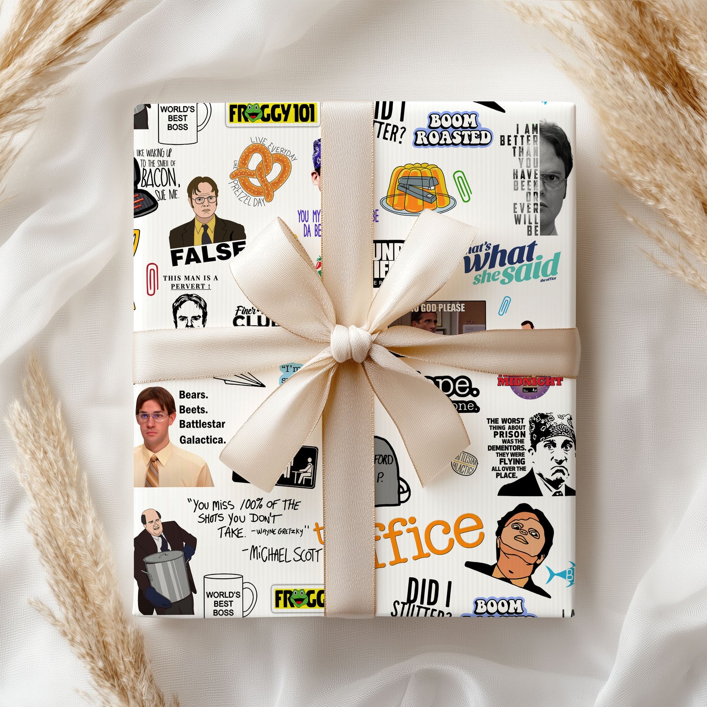 The Office Wrapping Paper Funny TV Show Gift Paper