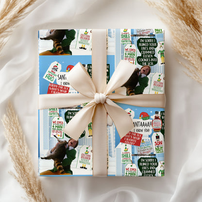 ELF Wrapping Paper Sheet