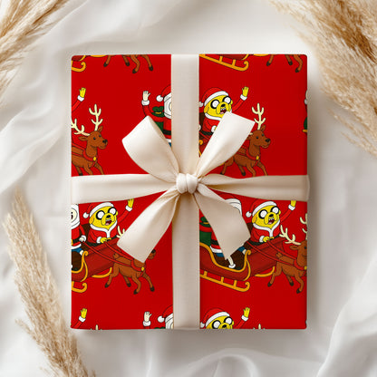 Adventure Time Christmas Wrapping Paper
