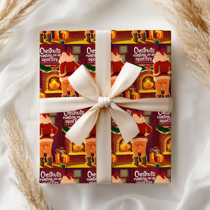 Santa Clause Have You Been A Good Girl Wrapping Paper