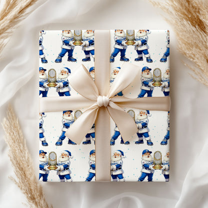 Baseball Christmas Wrapping Paper
