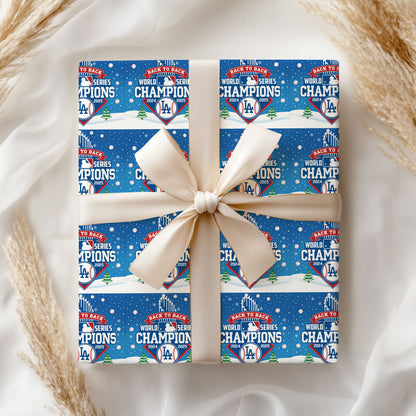 LA Christmas Wrapping Paper