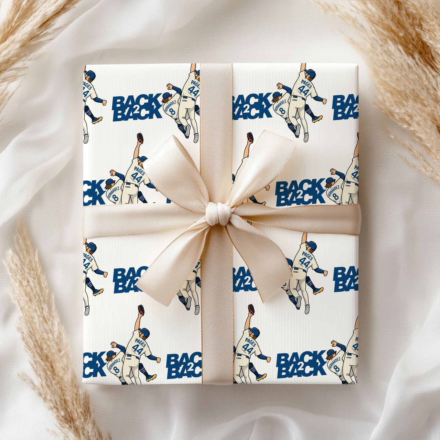 Baseball Christmas Wrapping Paper