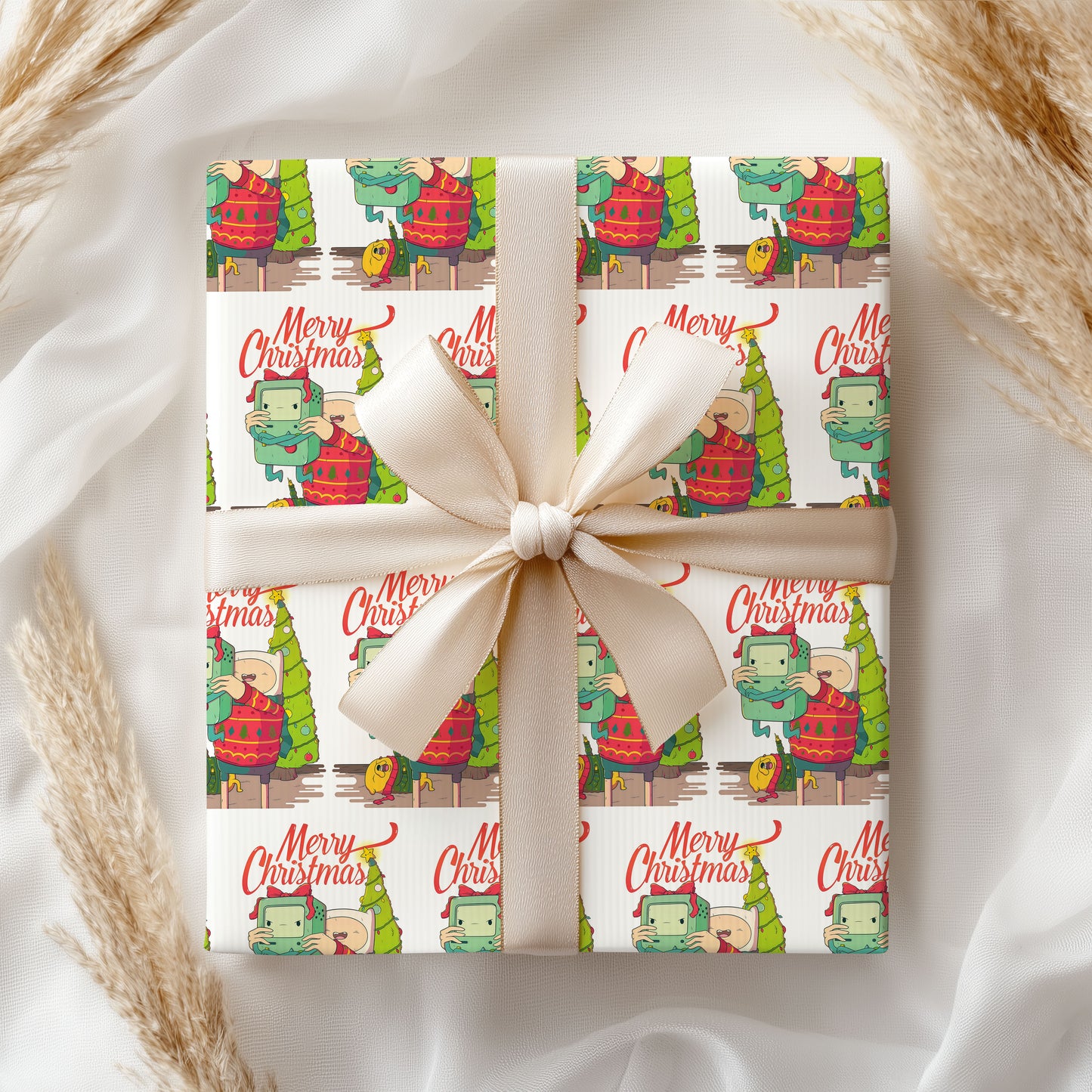 Adventure Time Wrapping Paper Birthday Gift