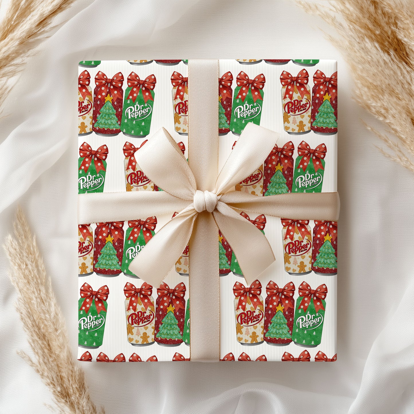Dr Pepper Christmas Wrapping Paper