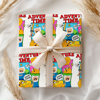 Adventure Time Wrapping Paper Gifts