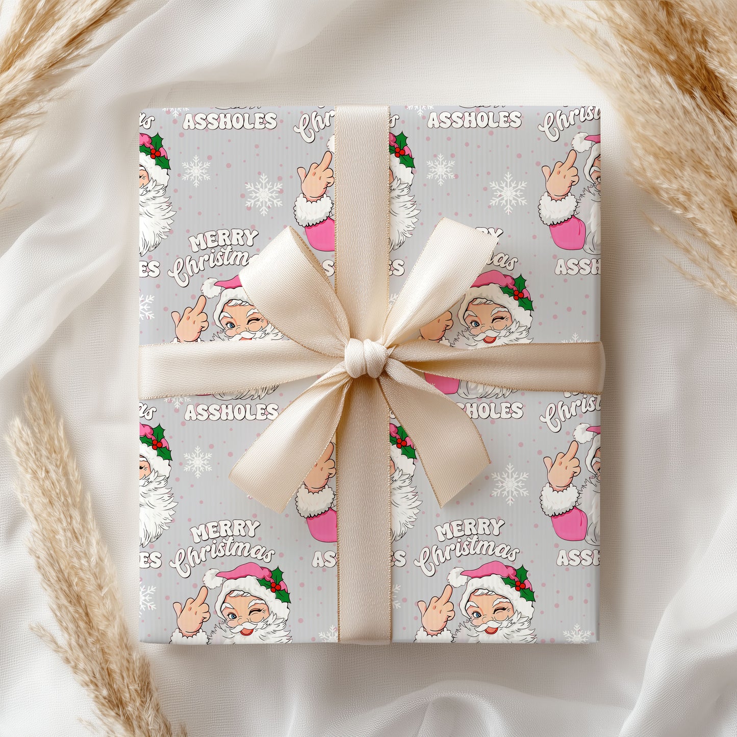 Santa Adult Christmas Wrapping Paper Roll