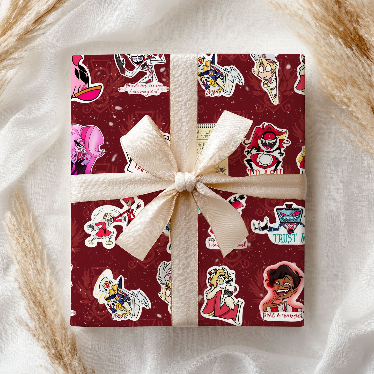 Hazbin Hotel Wrapping Paper Gift