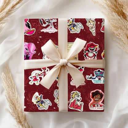 Hazbin Hotel Wrapping Paper Gift
