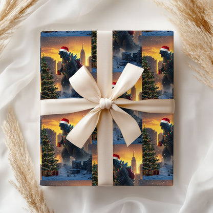 Godzilla Christmas Wrap Gifts