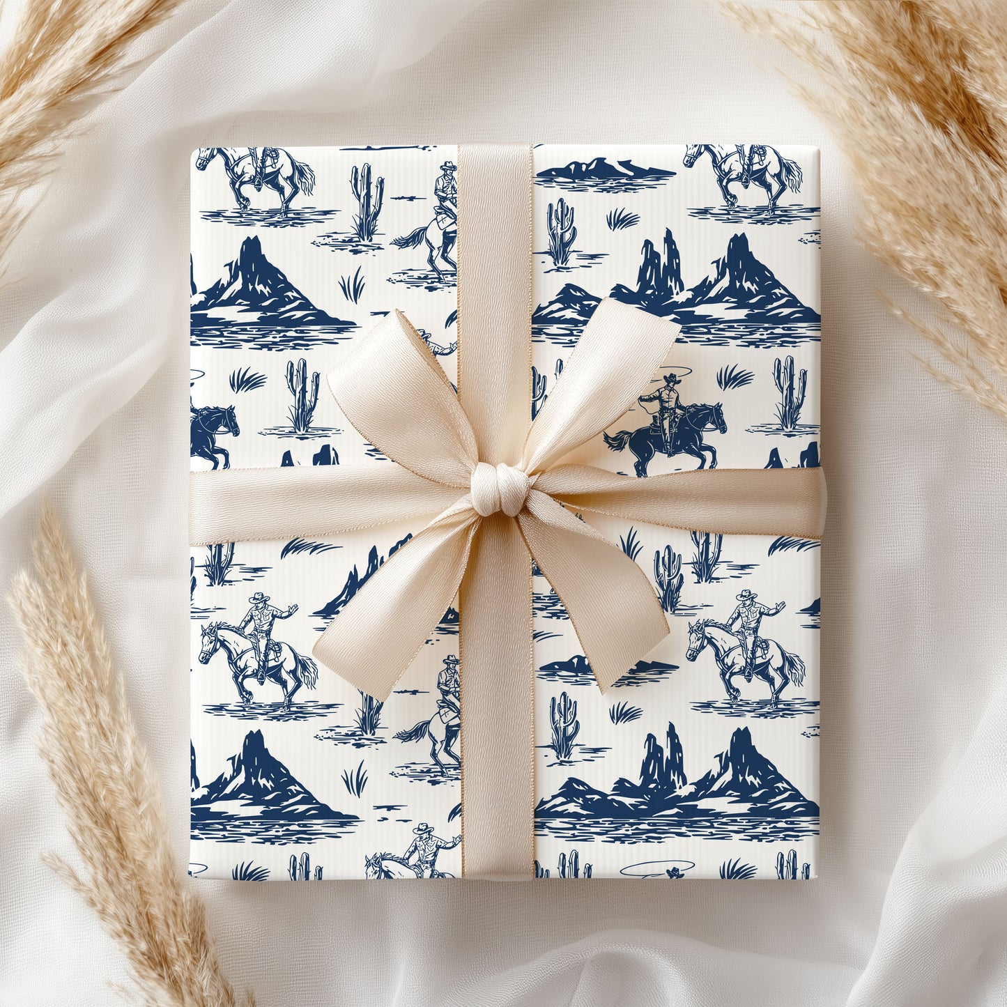 Cowboy Christmas Wrapping Paper