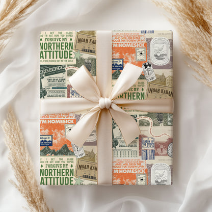 Noah Kahan Northern Attitude Wrapping Paper