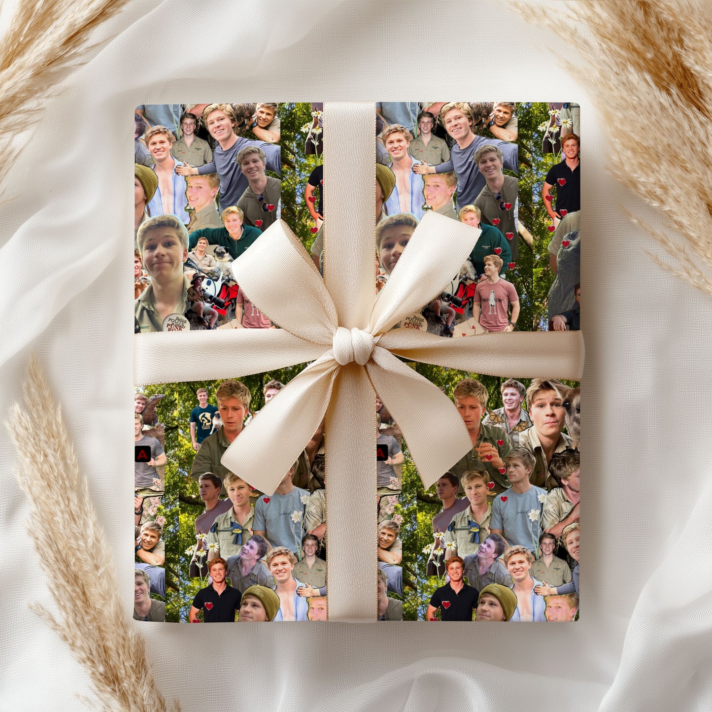 Robert Irwin Love Animal Christmas Wrapping Paper