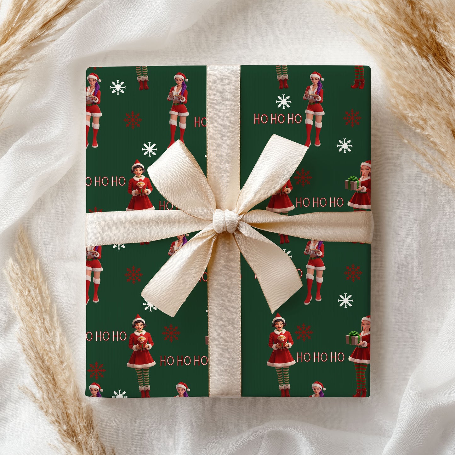 Rumi Claus Wrapping Paper