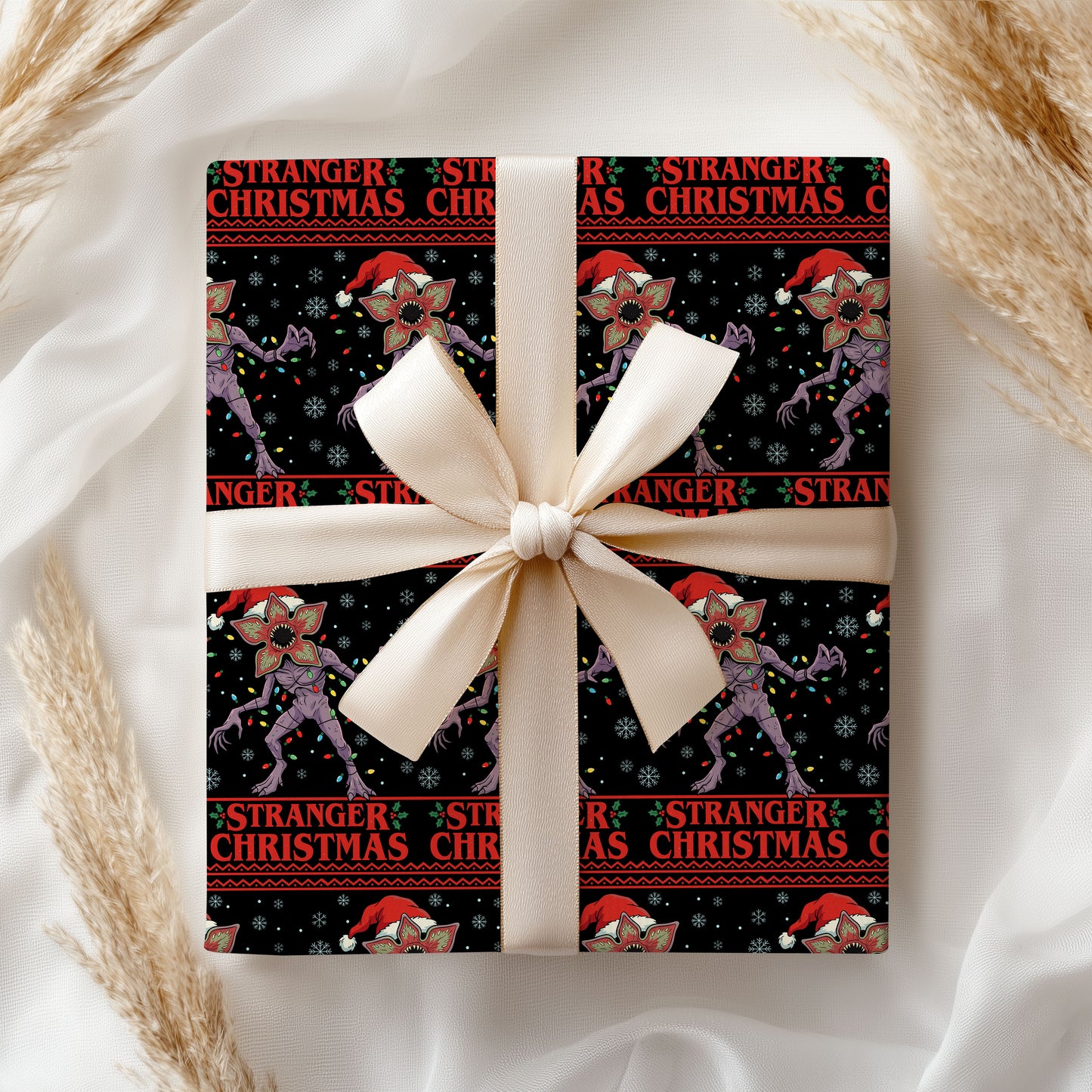 Stranger Things Wrapping Paper Christmas Gift