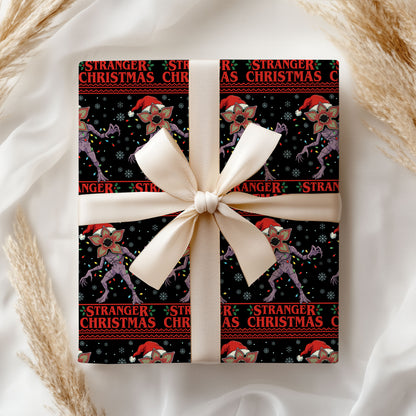 Stranger Things Wrapping Paper Christmas Gift