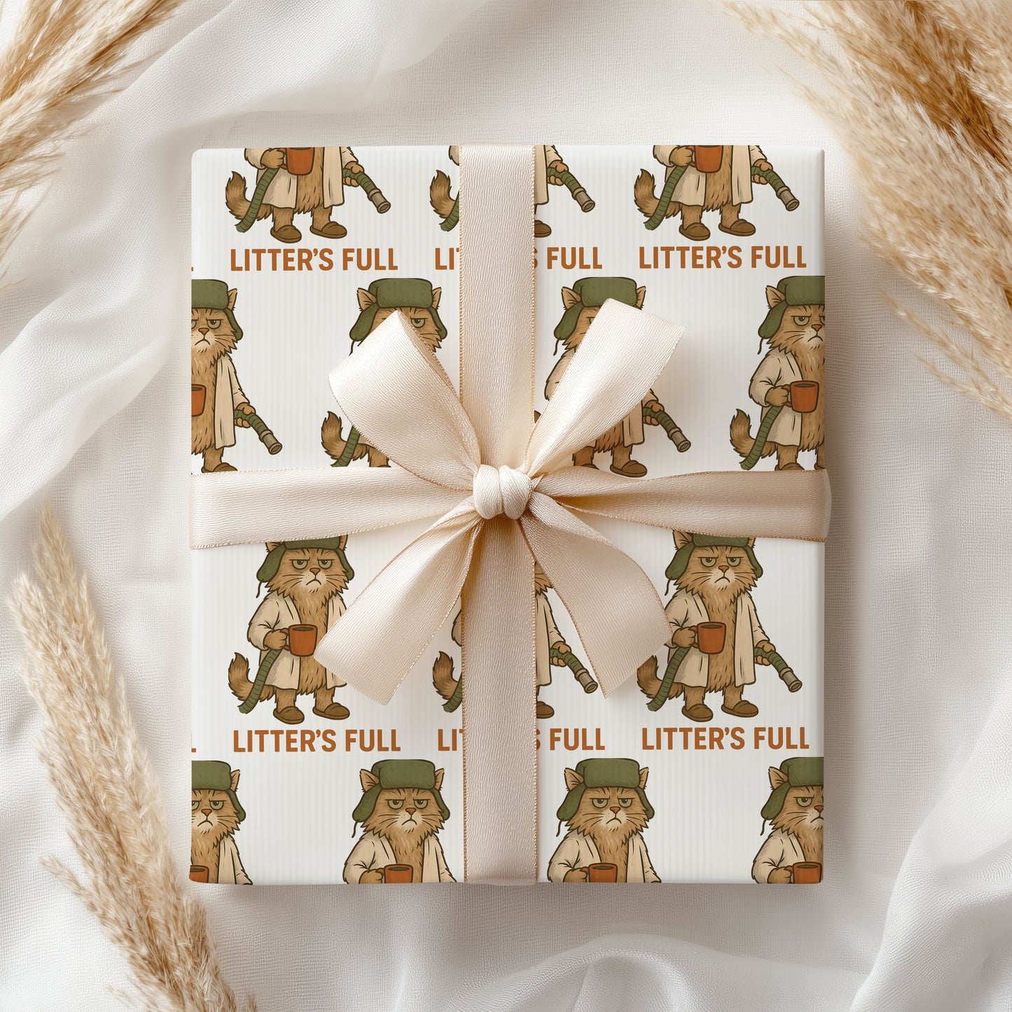 Grumpy Cat Litter's Full Wrapping Paper