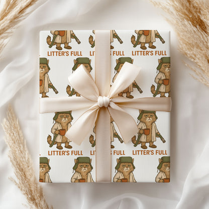 Grumpy Cat Litter's Full Wrapping Paper