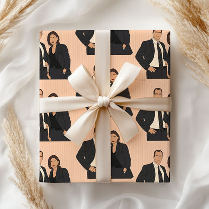 Law And Order Wrapping Paper Gift