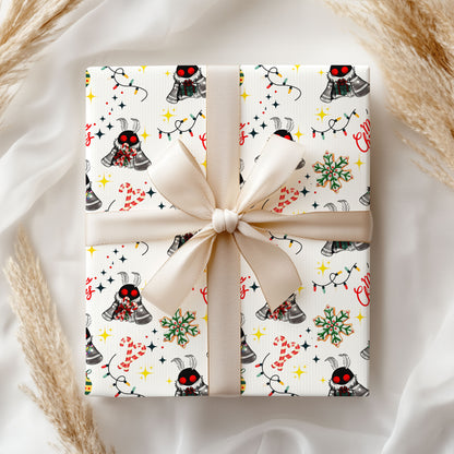 Mothman Wrapping Paper Gift Christmas