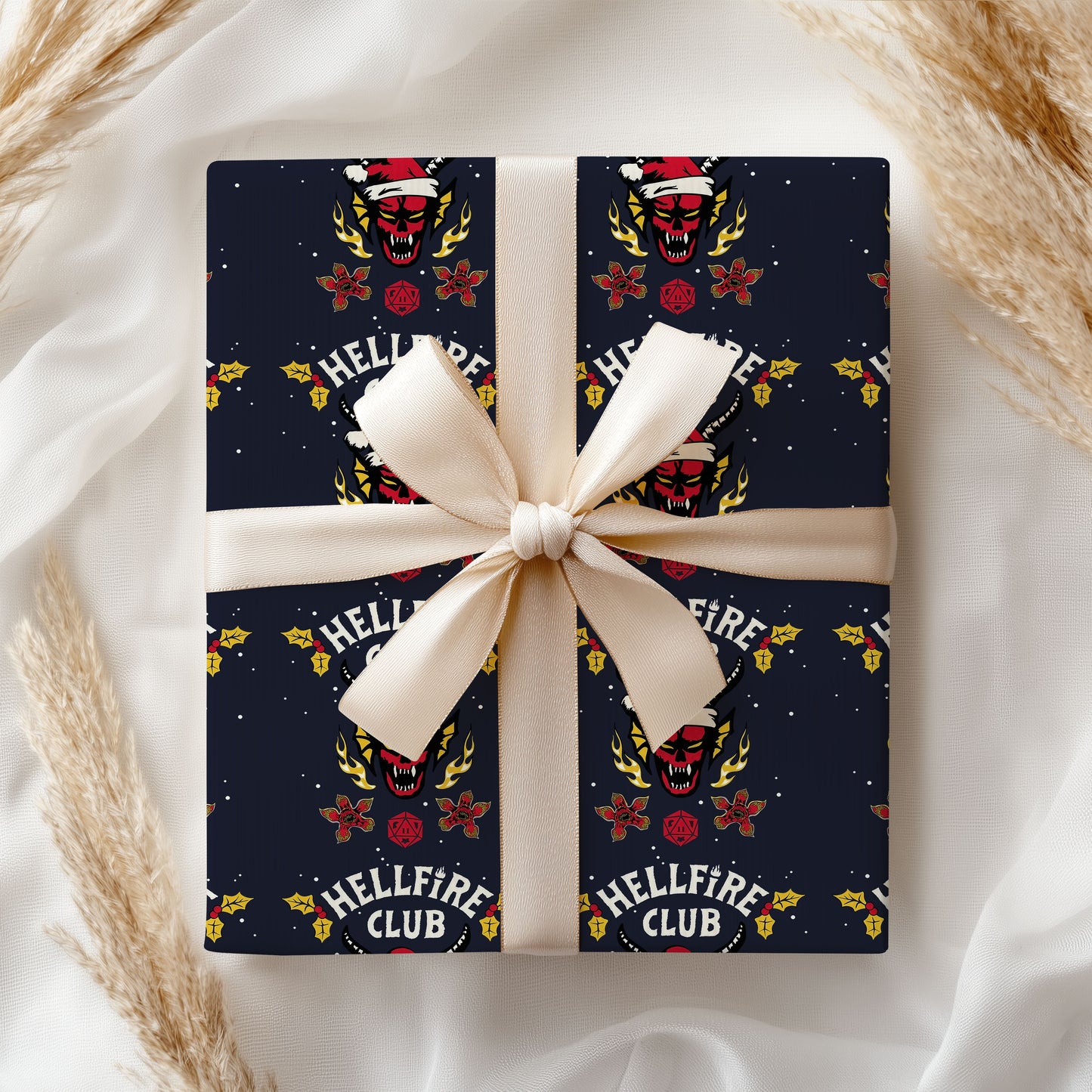 Stranger Things Hellfire Club Wrapping Paper