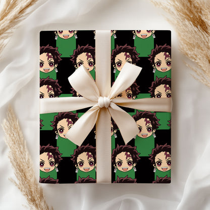 Demon Slayer Tanjiro Kamado Wrapping Paper