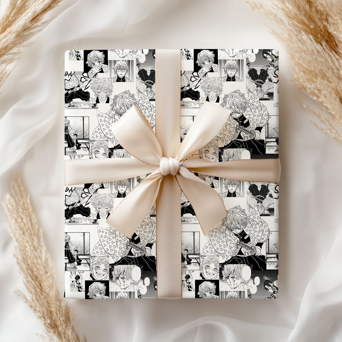 Demon Slayer Zenitsu Agatsuma Wrapping Paper